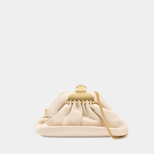 Pochette The Small Claw Clip - Marc Jacobs - Cuir - Blanc