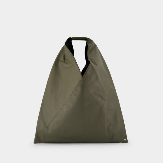 Cabas Classique Japanese - MM6 Maison Margiela - Synthétique - Kaki