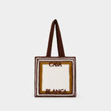 Cabas Crochet - Casablanca - Coton - Marron