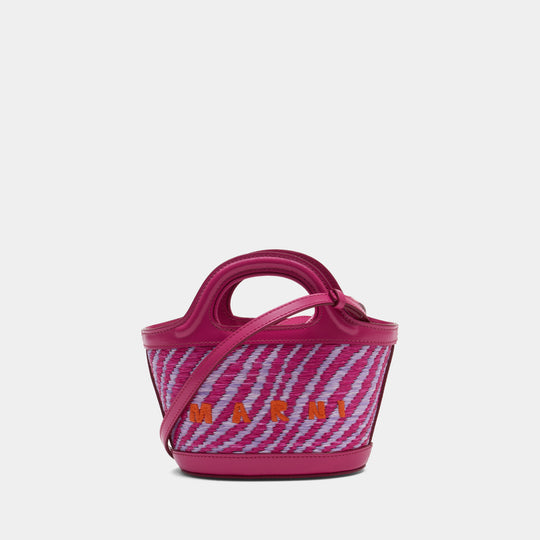 Sac À Main Tropicalia Micro - Marni - Nylon - Rose