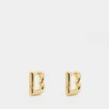 Boucles D'oreilles Eisa Xs B - Balenciaga - Métal - Doré