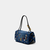Cabas The Large Dual Shoulder - Marc Jacobs - Coton - Bleu