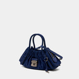 Cabas The Small Satchel - Marc Jacobs - Cuir - Bleu