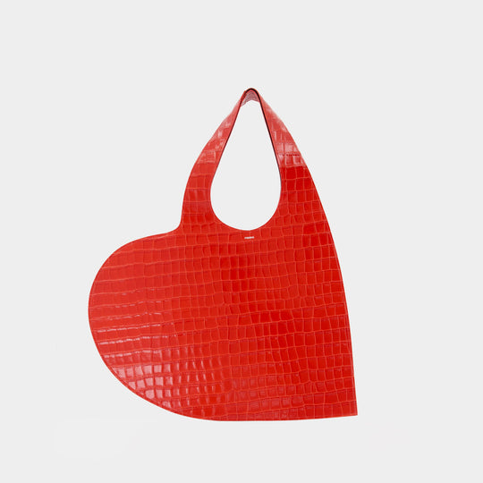 Cabas Heart - Coperni - Cuir - Rouge