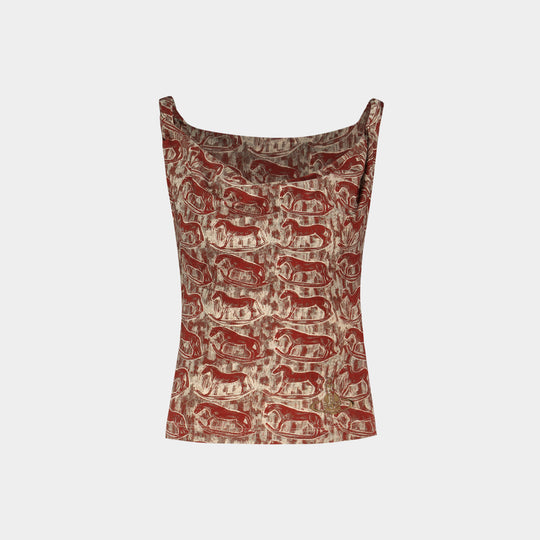 T-Shirt Anna - Vivienne Westwood - Synthétique - Rouge