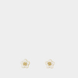 Boucles D'oreilles Wild Daisy Stud - Marc Jacobs - Métal - Doré