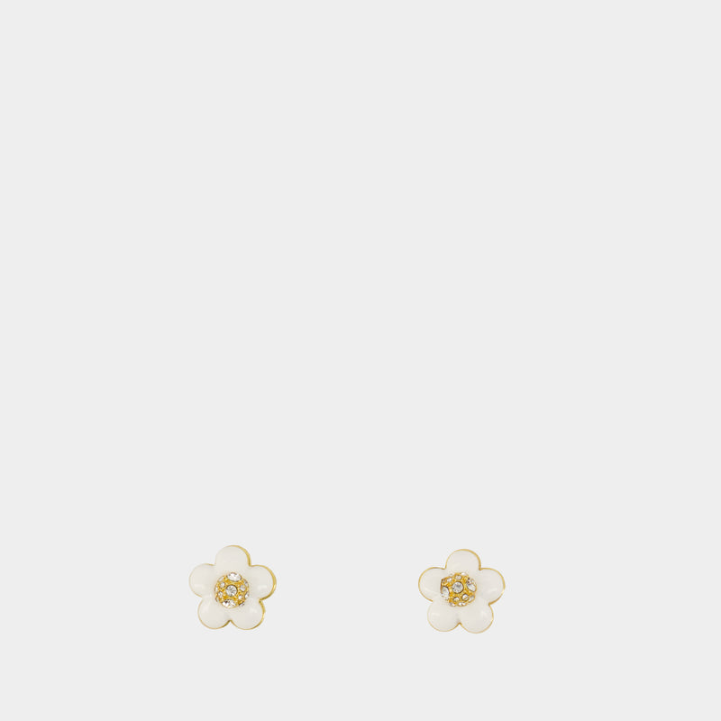 Boucles D'oreilles Wild Daisy Stud - Marc Jacobs - Métal - Doré
