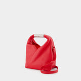 Sac À Main Japanese Small - MM6 Maison Margiela - Cuir - Rouge