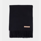 Écharpe - Acne Studios - Laine - Noir
