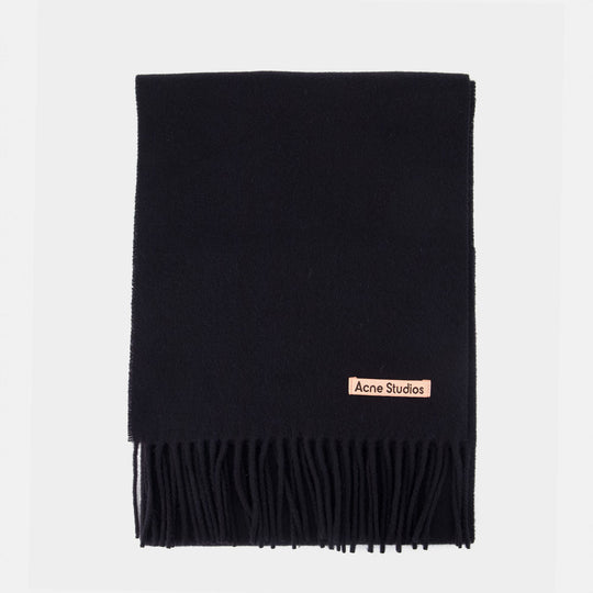 Écharpe - Acne Studios - Laine - Noir