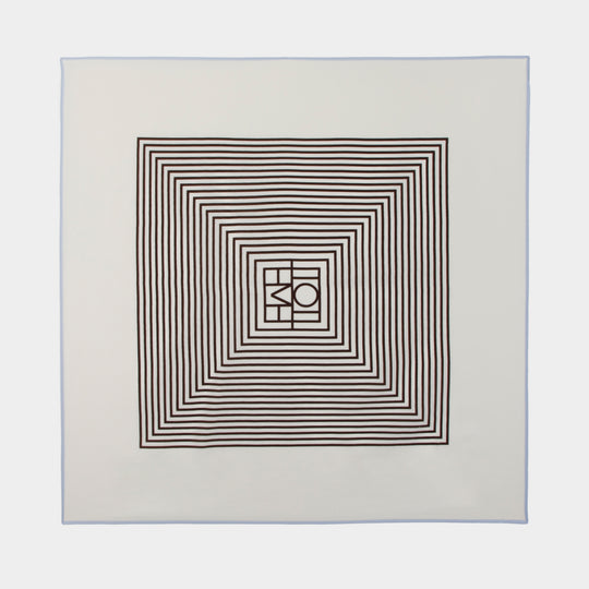Écharpe Centered Monogramme - TOTEME - Soie - Multi