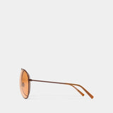 Lunettes De Soleil - Acne Studios - Nylon - Marron