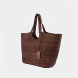 Sac Porté Épaule Lili - ANINE BING - Raphia - Marron