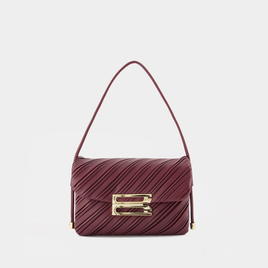 Sac Porté Épaule Soft Dorian - Victoria Beckham - Cuir - Bordeaux