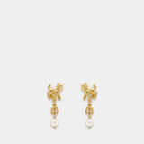 Boucles D'oreilles The Pony Charm - Marc Jacobs - Laiton - Doré