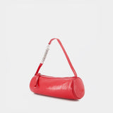Sac Porté Épaule Cindy Cylinder - Vivienne Westwood - Cuir - Rouge