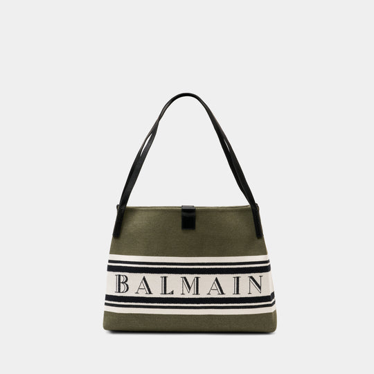 Sac Porté Épaule Release Shopper Medium - Balmain - Toile - Multi