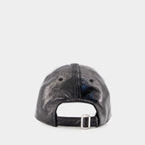 Casquette Ac Logo - Courreges - Vinyl - Noir