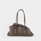 Sac la Passeggiata Small Top Handle - The Attico - Cuir - Gris