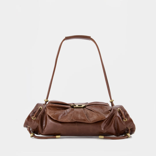 Sac Porté Épaule Scrunch-D Small - DIESEL - Cuir - Marron