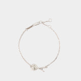 Bracelet Hammered Ami De Coeur Thin - AMI Paris - Métal - Argenté