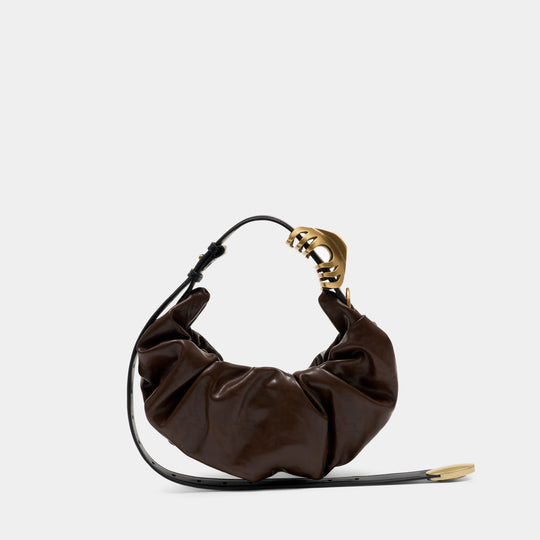 Sac Porté Épaule Grab-D Small - DIESEL - Synthétique - Marron