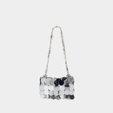 Sac À Main Sparkle Nano - Rabanne - Polyester - Argenté