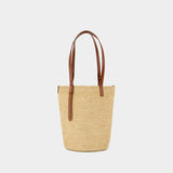 Sac Porté Épaule Cabas - Rabanne - Métal - Beige