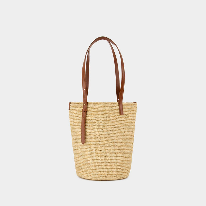 Sac Porté Épaule Cabas - Rabanne - Métal - Beige