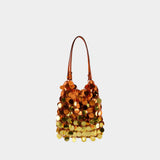 Sac À Main Oversized Sequin - Rabanne - Polyester - Doré