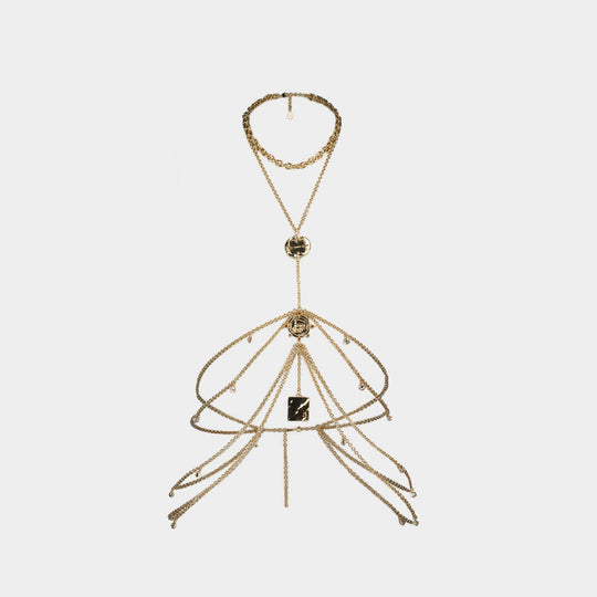 Collier Medals Body - Rabanne - Laiton - Doré