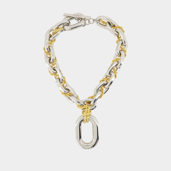 Collier - Rabanne - Aluminum - Argenté/Doré