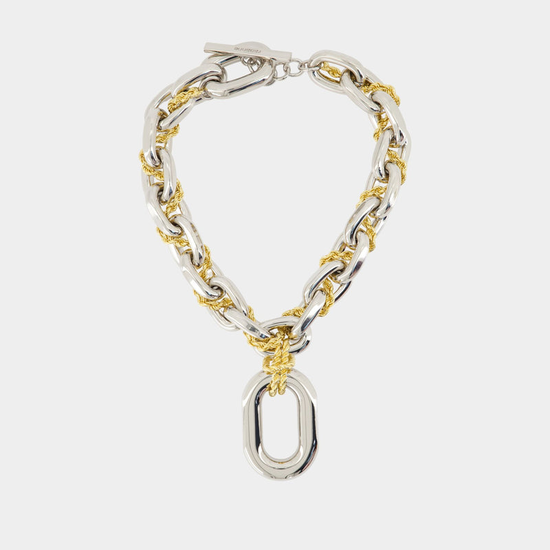 Collier - Rabanne - Aluminum - Argenté/Doré