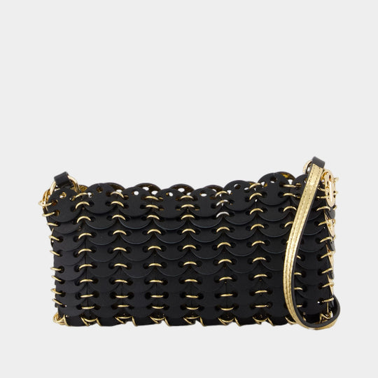 Wallet On Chain - Rabanne - Cuir - Noir