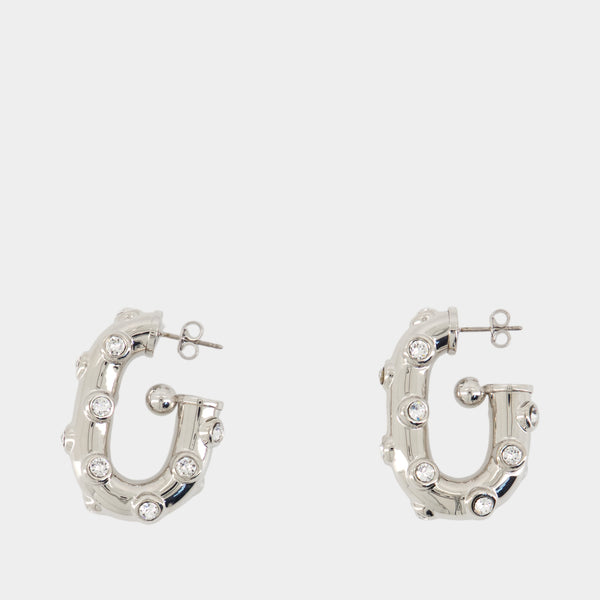 Boucles D'oreilles - Rabanne - Aluminum - Argenté