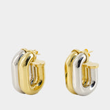 Boucles D'oreilles - Rabanne - Aluminum - Doré