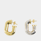 Boucles D'oreilles - Rabanne - Aluminum - Doré