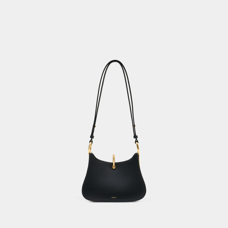 Sac Porté Épaule Ring Small - Rabanne - Cuir - Noir