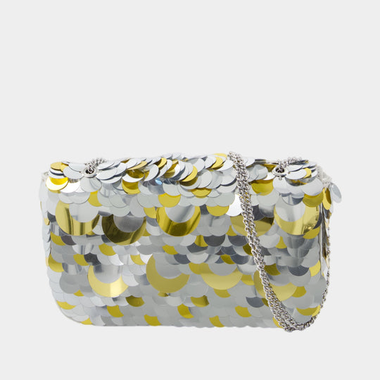 Sac Porté Épaule Sparkle Mini - Rabanne - Métal - Doré