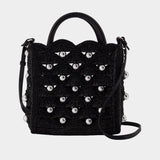 Sac À Bandoulière - Rabanne - Raphia - Noir