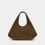 Sac Porté Épaule Folded Bag - Coperni - Cuir - Marron