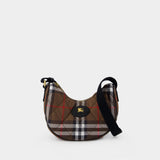 Sac Porté Épaule Ll Horseshoe S21 - Burberry - Nylon - Marron
