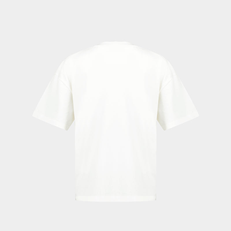T-Shirt Cn Ss - Jil Sander - Coton - Blanc