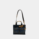 The Medium Tote - Marc Jacobs - Coton - Bleu