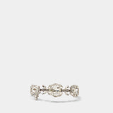 Barrettes Multi Crystal - SELF PORTRAIT - Perles - Argenté