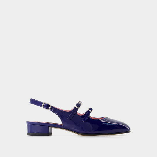 Sandales Peche - Carel - Cuir - Bleu