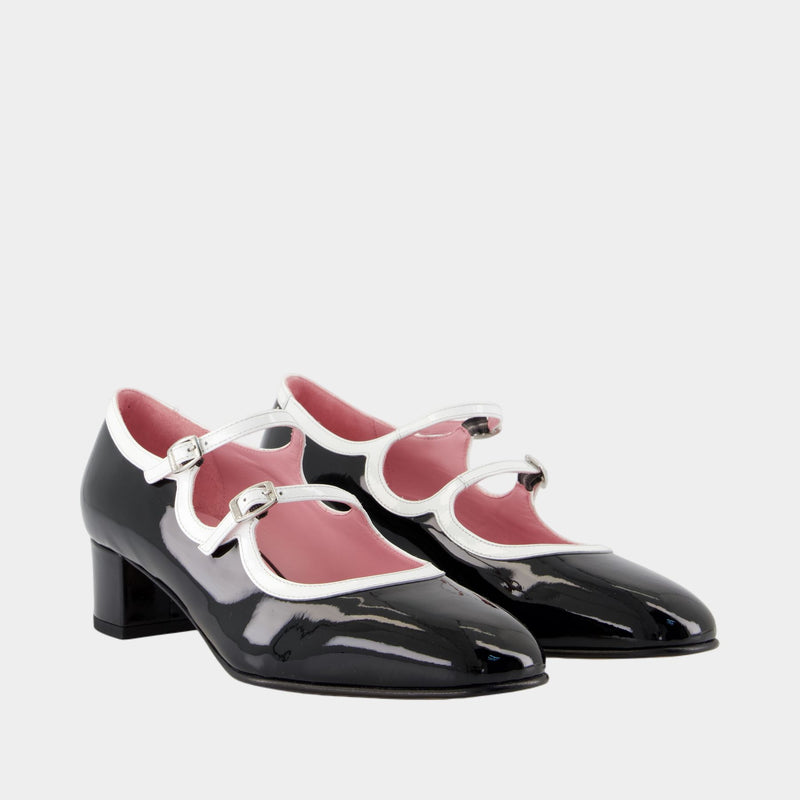 Escarpins Bleuet - Carel - Cuir - Noir