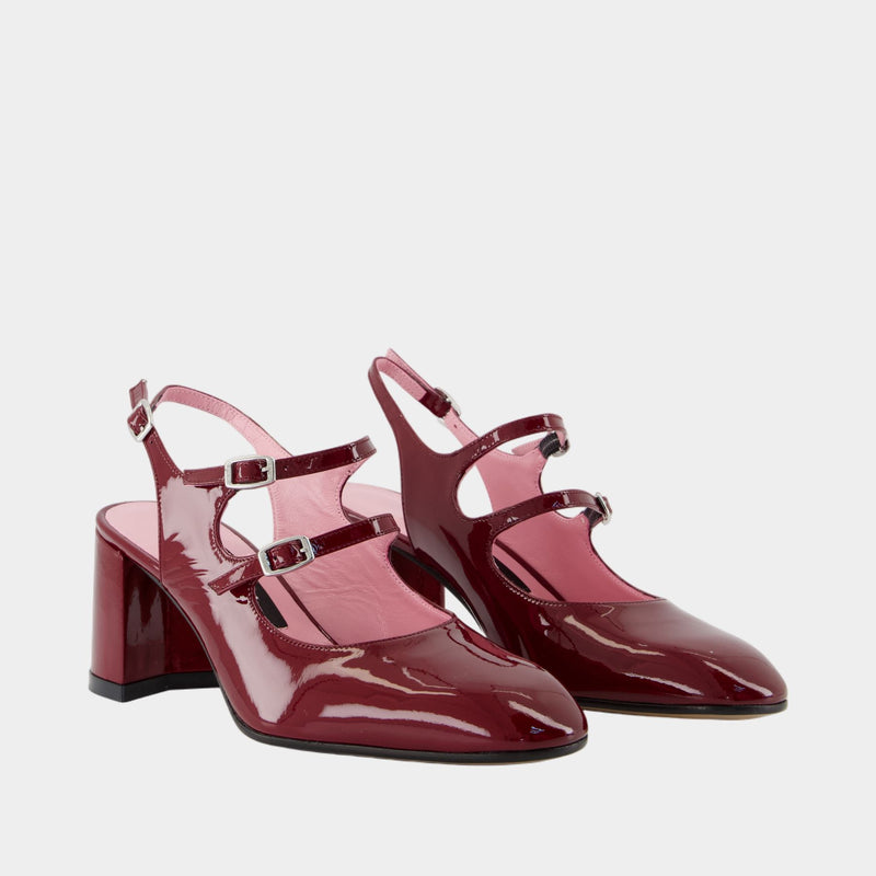 Escarpins Banana - Carel - Cuir - Bordeaux