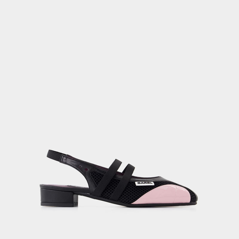 Escarpins Peachy - Carel - Cuir - Noir