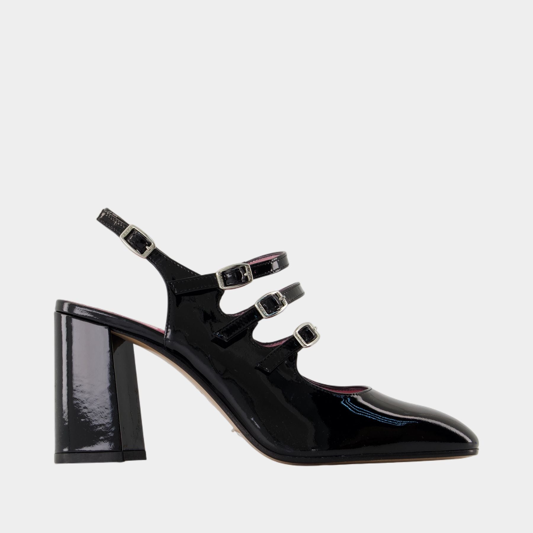 Sandales CAREL Vintage En Cuir - Taille 37, Bleu, Occasion (portées)